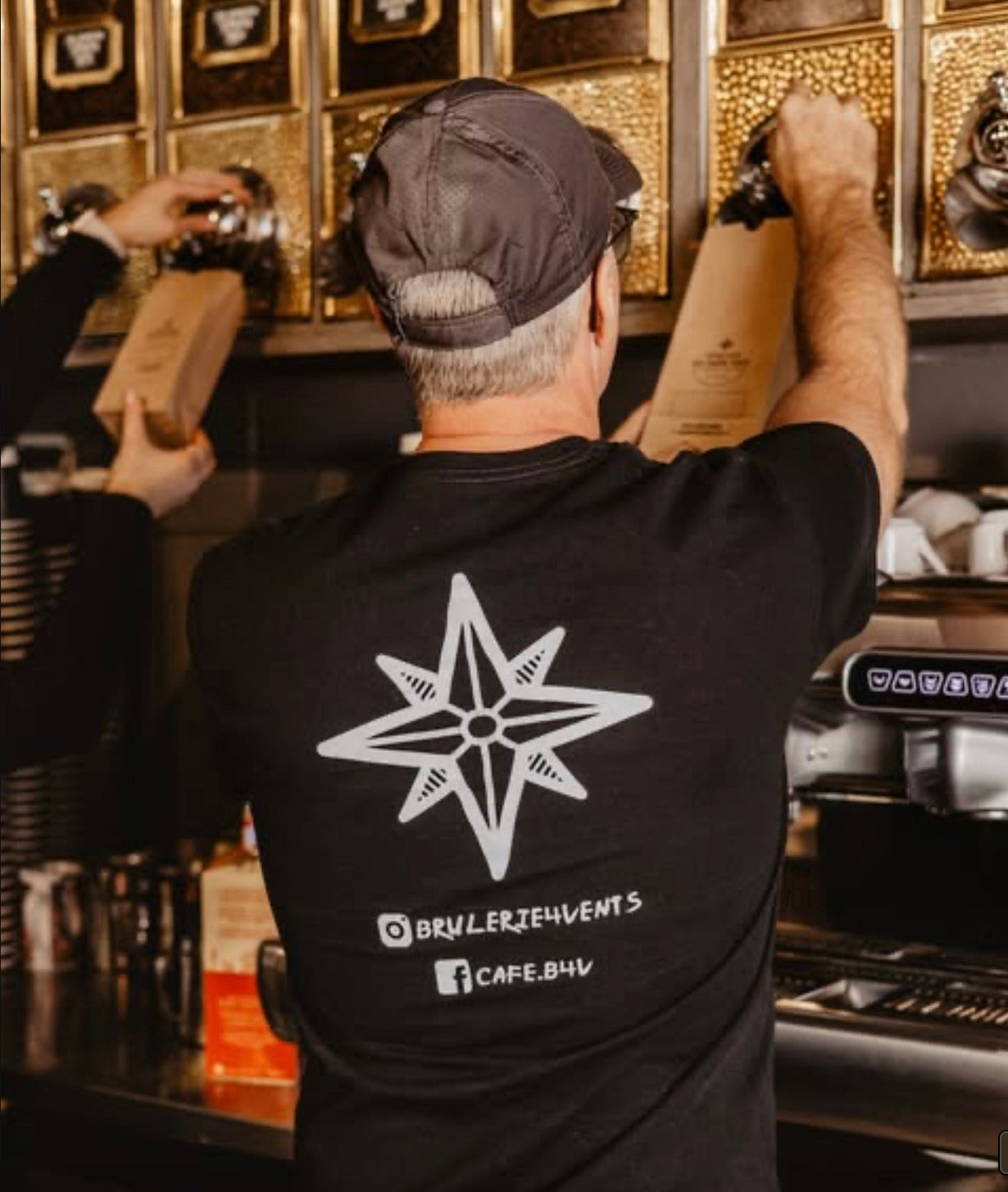 Le comptoir de la Brûlerie aux Quatre Vents au Marché Atwater